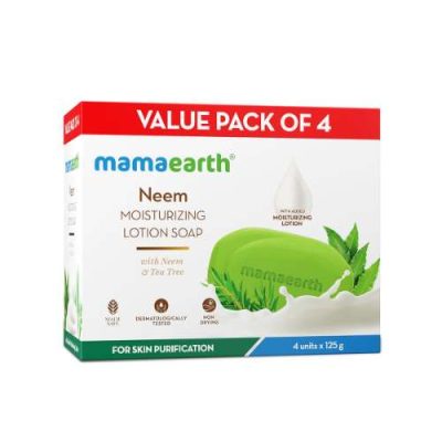 MAMAEARTH NEEM MOISTURIZING SOAP 4U X 125GM