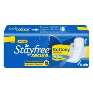 STAYFREE SECURE COTTONY SOFT 18 PADS